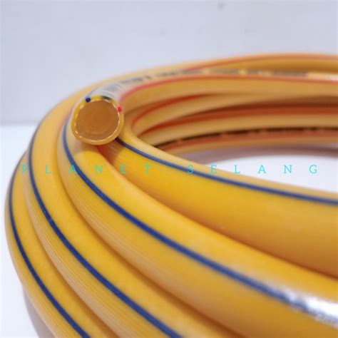 Selang Kompresor Kuning 20 Meter 14 MM Selang Pompa Mini DC Selang