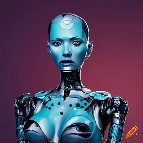 Futuristic Woman Robot On Craiyon