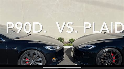 Tesla Model S Plaid Vs P90d Is It Even Close Youtube