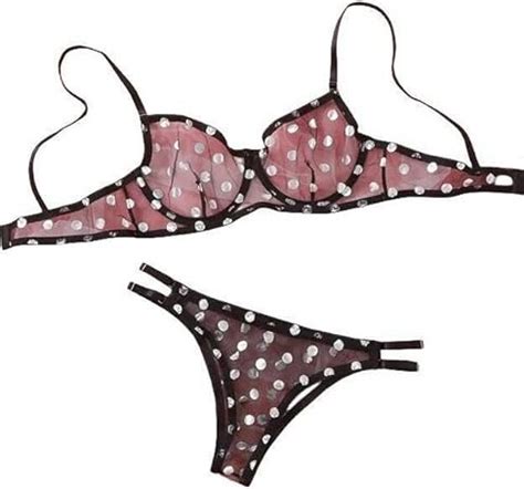 Borato Seductive Intimates Sexy Lingerie Cute Polka Dot Lingerie Set