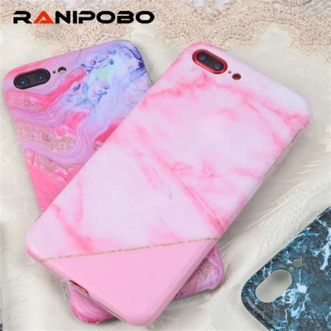 Ranipobo Gradient Marble Phone Cases For Iphone 6 Case For Iphone 6s 7 Plus 6s Plus Coque Imd