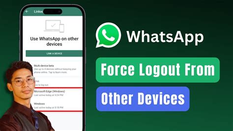 How To Remove My Whatsapp From Other Devices Log Out From Other