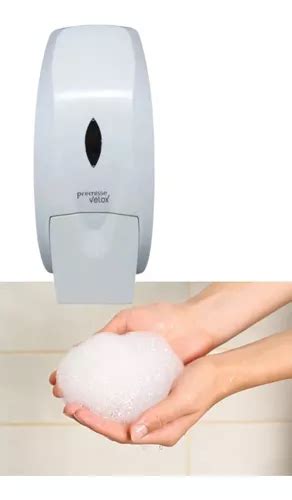 Dispensador Saboneteira De Espuma C Reserv Velox Branca