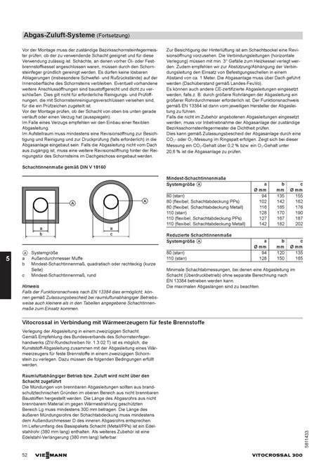 Vitocrossal In Verbindung Mit Wärmeerzeugern Für Feste Brennstoffe