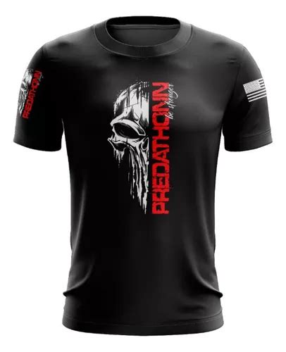 Camiseta De Academia Dry Fit Treino Gym Caveira Predathonn MercadoLivre