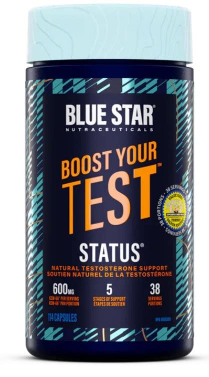 Blue Star Status Test Bonus 114 Caps — Popeyes Supplements Kelowna