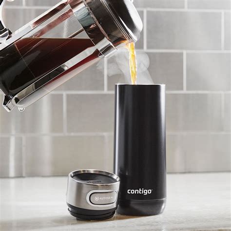 Contigo Luxe AUTOSEAL 16 Oz Stainless Steel Travel Mug Stainless