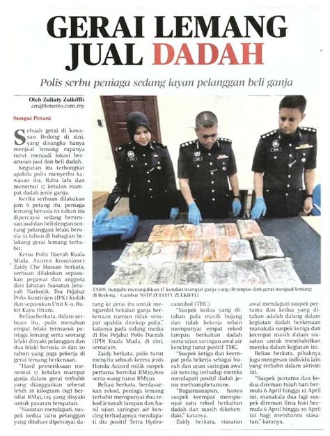 Polis Diraja M Sia On Twitter Waragainstdrugs Keratan Akhbar Pilihan