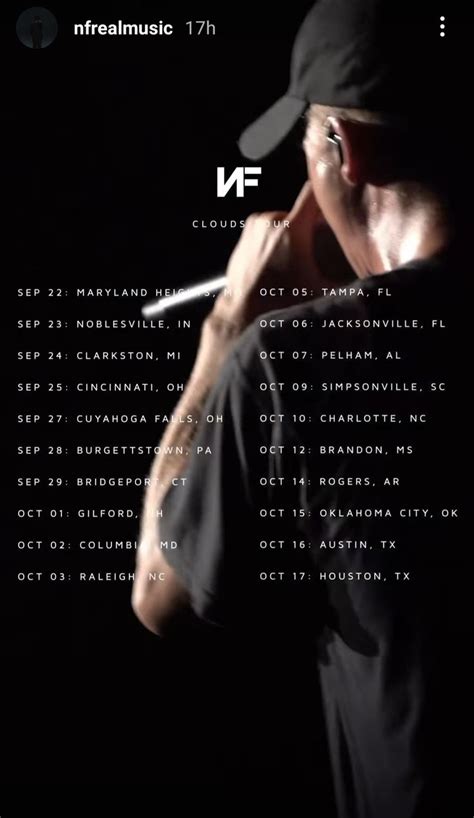 NF CLOUDS TOUR | Raleigh nc, Noblesville, Maryland heights