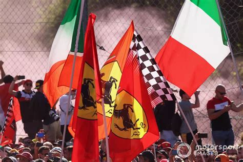 Photo Gallery Tifosi Cheering For Ferrari At Monza Italian Gp