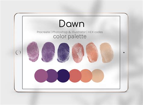 Dawn Color Palette Graphic by thedigitaldoodle · Creative Fabrica