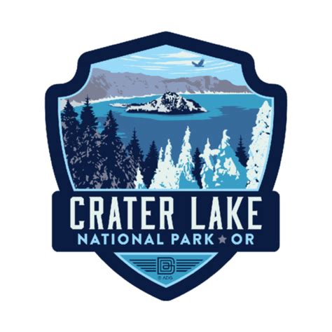 Collection National Parks Noso Patches In 2023 Crater Lake