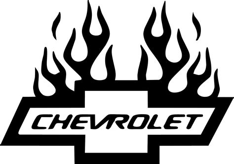 Chevy Bowtie With Flames