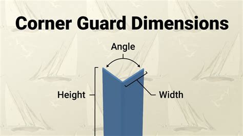 Corner Guards Dimensions – Commercial Corner Guards