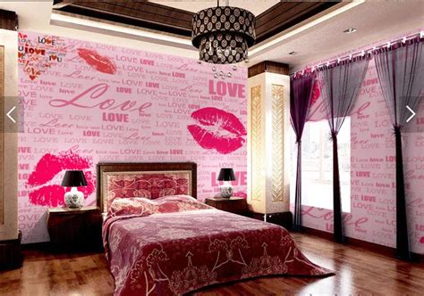 Continental 3d Romantic Sexy Lips Large Scale Murals Personalized Theme Wedding Room Bedroom