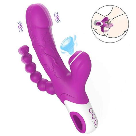 Vibrador Estimulador Triplo Ponto G e Clitóris por Ondas de Pressão Eros Sexy Import Lolla Sex