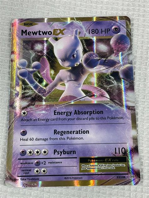 Mavin Mewtwo Ex Xy Evolutions Holo Ultra Rare Pokemon Card