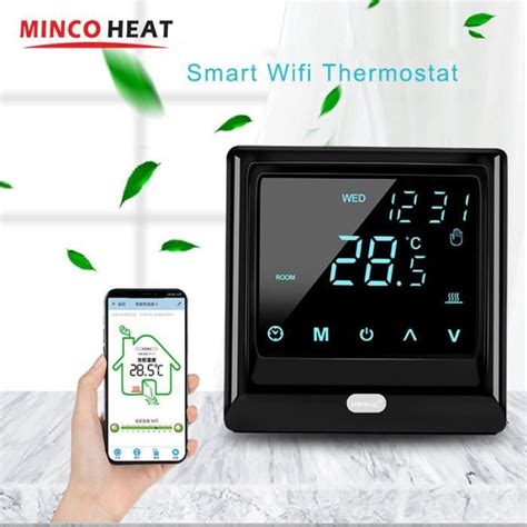 Thermostat De Chauffage Par Le Sol Cran Lcd Affichage Num Rique