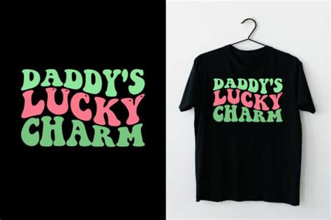 Daddy S Lucky Charm Retro Svg Graphic By Rajibstore Creative Fabrica