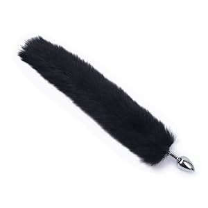 Amazon Faux Fur Cat Wolf Fox Tail Anal Plug Tail Choker Nipple Clamps Anal Butt Plug Set