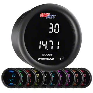 Mustang Digital Dual Boost Vacuum And Wideband Air Fuel Ratio Gauge