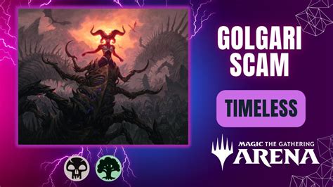 Golgari Scam Timeless MTG Arena Gameplay MH3 YouTube