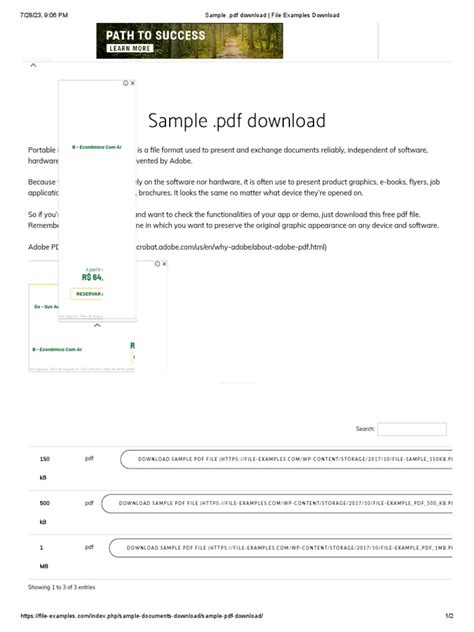 Sample .PDF Download - File Examples Download | PDF