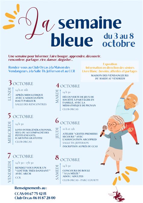 La Semaine Bleue Saint Georges D Orques