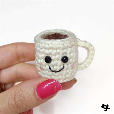 Mini Crochet Coffee Cup Free Pattern Natalina Craft