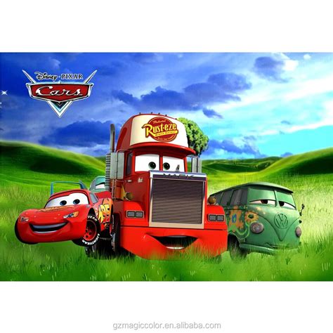 Kids 3d Toy Car Cartoon Wallpaper New Design Kids Room Vinyl Wallpaper For Kids Room Decoration ...