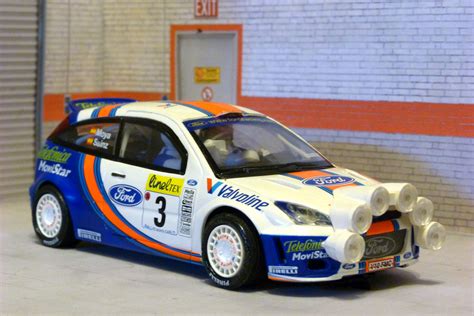 Scalextric Altaya CS 3 Ford Focus WRC Rally De Montecarlo 2001