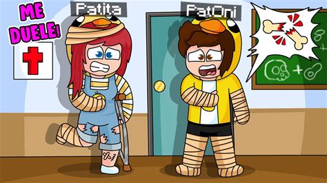 ME ROMPO TODOS LOS HUESOS Patita X PatOni EN ROBLOX YouTube