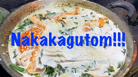 Ginataang Alimasag Na May Labong Crab With Coconut Milk With Bamboo