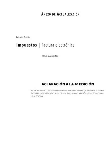 Pdf Colecci N Pr Ctica Impuestos Factura Electr Nica Pdf