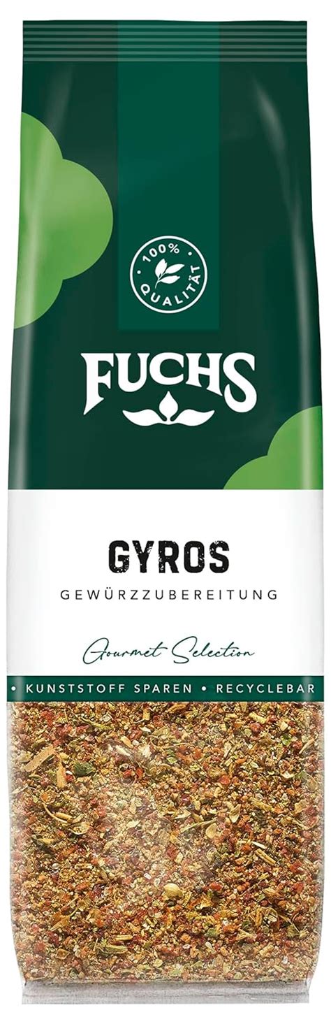 Fuchs Gewürze Gyros Gewürzzubereitung im recyclebaren Nachfüllbeutel