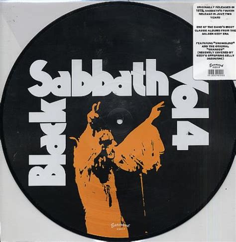 Black Sabbath Black Sabbath Vol 4 Uk Picture Disc Lp Vinyl Picture