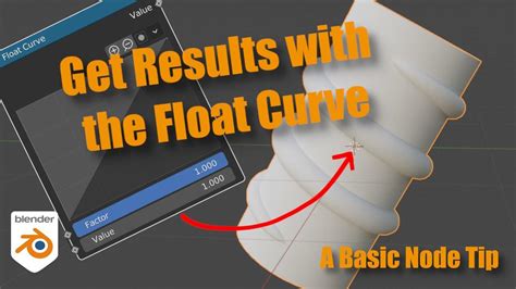 Work The Float Curve Node Blender Geometry Node Basics