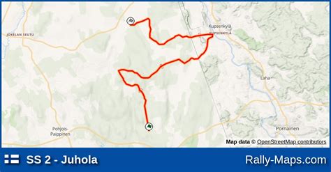 Ss Juhola Stage Map Keski Uusimaa Ralli Rally Maps