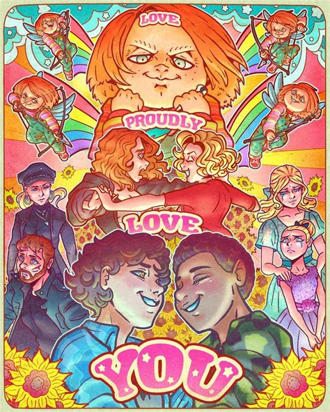 Love This New Chucky Pride Art Itd Make For A Wicked Dvd Cover Or Poster Rchucky