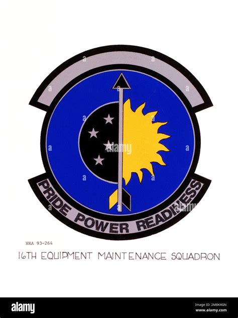 Approved Insignia Of The 16th Equipment Maintenance Squadron Country