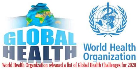 Who Released Global Health Challenges For 2020 13 Health Challenges