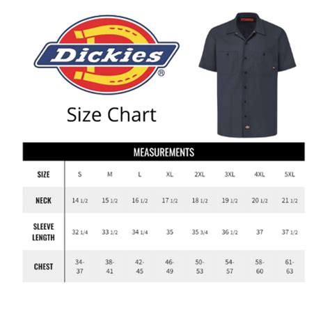 Dickies Size Chart - Visit now!