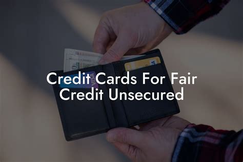 Credit Cards For Fair Credit Unsecured Flik Eco