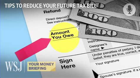 How To Lower Your Tax Bill Next Year Wsj Your Money Briefing Youtube