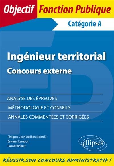 Livre Ing Nieur Territorial Crit Par Erwann Lamoot Et Pascal Bidault