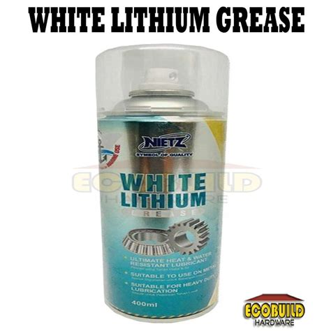 NIETZ White Lithium Grease 400ml Shopee Malaysia