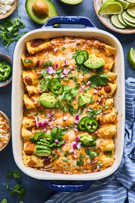 Vegetarian Black Bean Enchiladas • Olive And Mango Recipe Enchilada