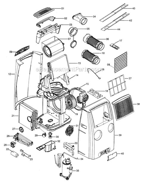 Portable Ac Parts Diagram