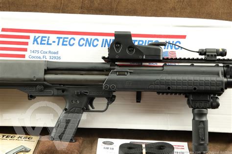 Kel Tec Ga Ksg Bullpup Tactical Shotgun Pump Action Dual Tube