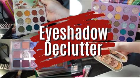 Eyeshadow Palette Declutter YouTube